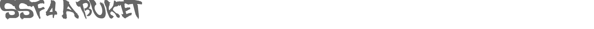 Sample characters SSF4 Abuket Font